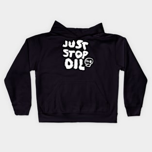 just stop oil Kids Hoodie